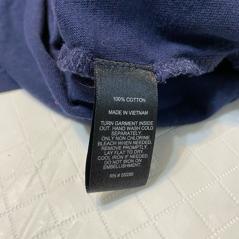 Express Blue Ruffled Tank Top - Picture 5 of 7